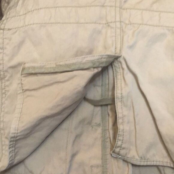 ANN TAYLOR LOFT TAN UTILITY JACKET PARKA SIZE SP - Picture 8 of 11